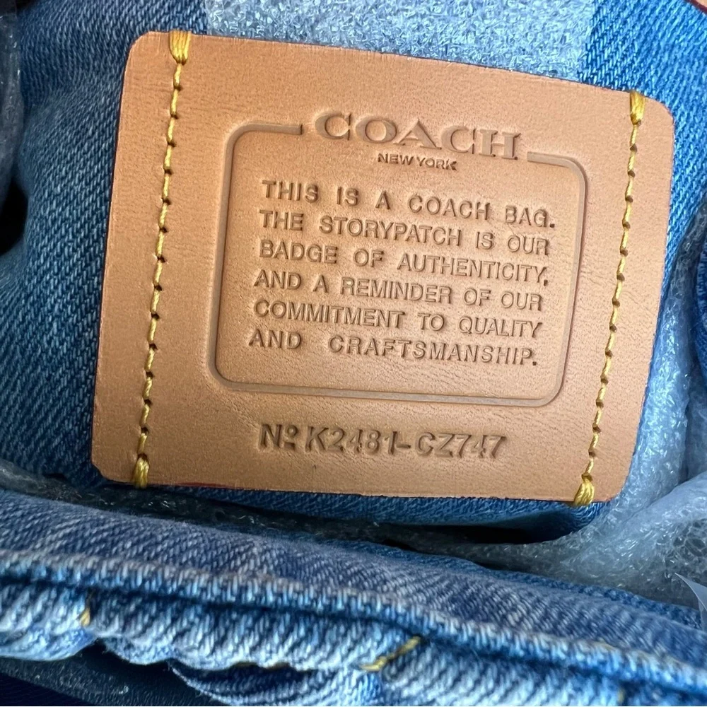 Coach Tabby Denim Backpack - Picture 12 of 12